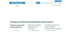 Desktop Screenshot of emergencywater.co.uk